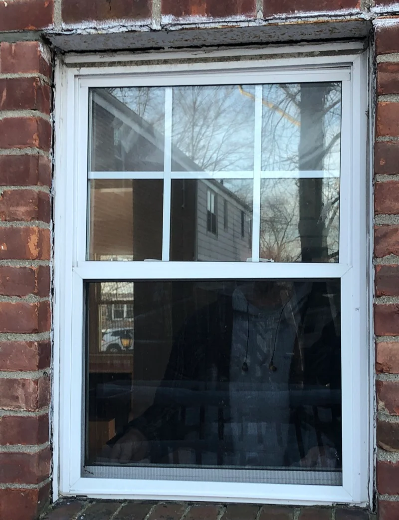 Low quality vinyl window to be replaced